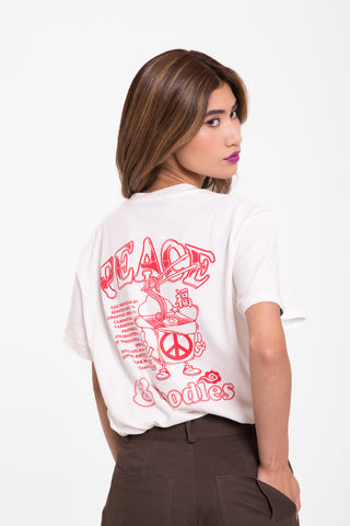 T shirt Noodles Rosso   Panna