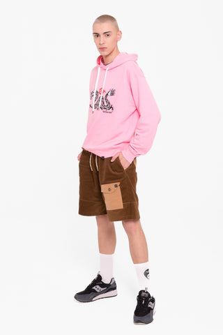 Felpa Dragone Hoodie       rosa