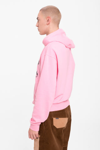 Felpa Dragone Hoodie       rosa