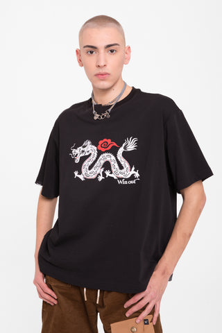 T shirt Dragone       nero