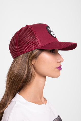 Cappello Patch Tao Rete       bordeaux