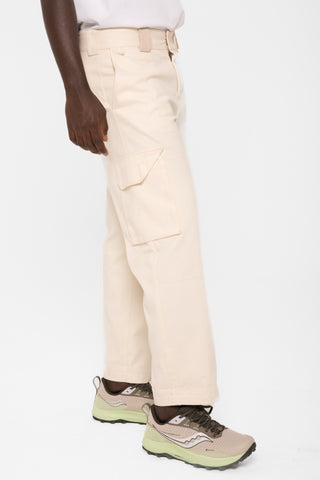 Pantalone Cargo  panna