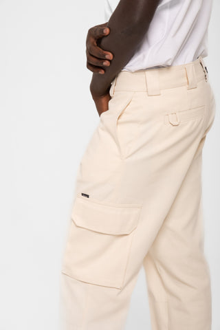 Pantalone Cargo  panna