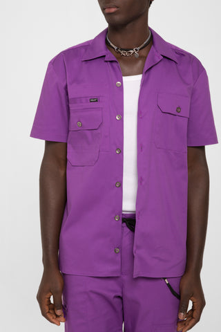 Camicia Cargo      viola