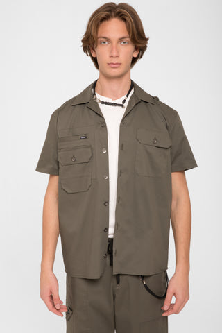 Camicia Cargo       verde militare