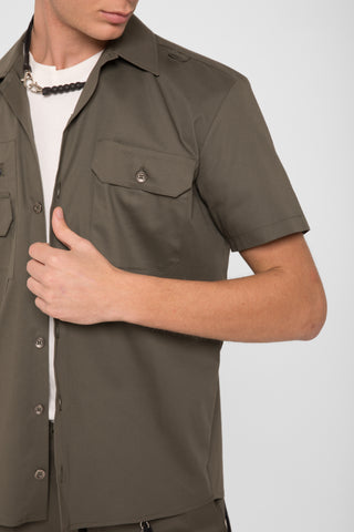 Camicia Cargo       verde militare