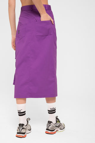 Purple Cargo Skirt