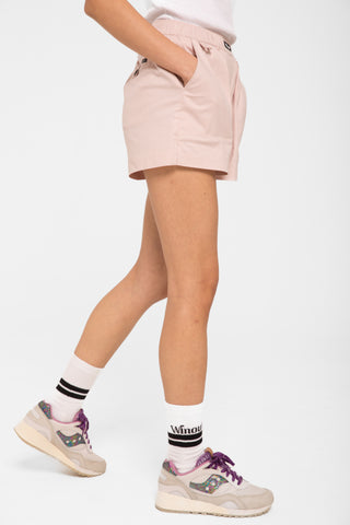 Shorts in cotone     rosa