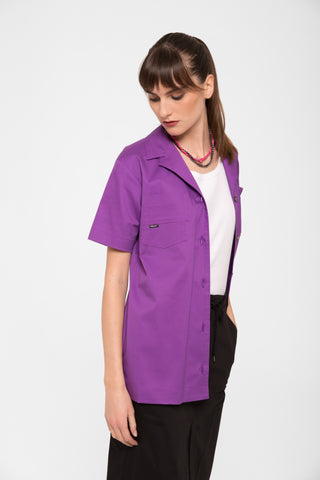 Camicia tasche      viola