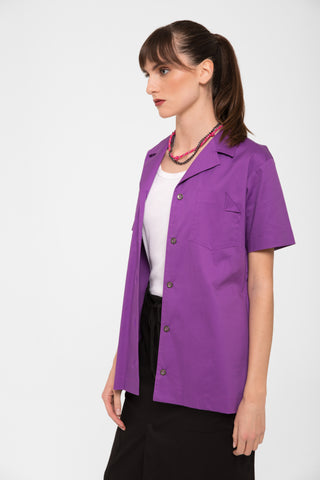 Camicia tasche      viola