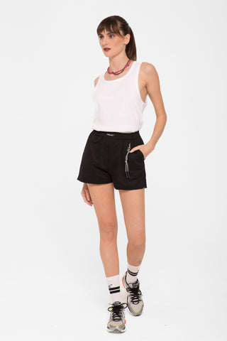 Shorts in cotone   nero