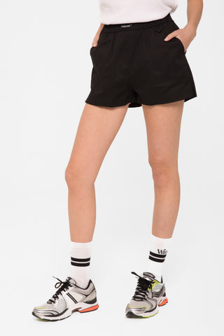 Shorts in cotone   nero