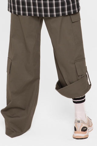 Pantalone Cargo  tasche    verde militare