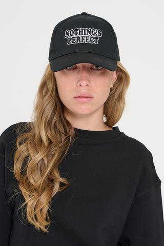 Cappello Slogan     nero