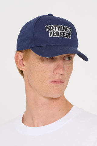 Cappello Slogan        blu