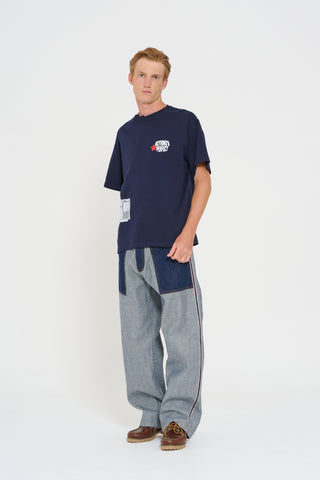 Jeans Inside Out Blu