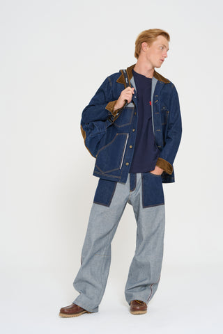 Jeans Inside Out Blu