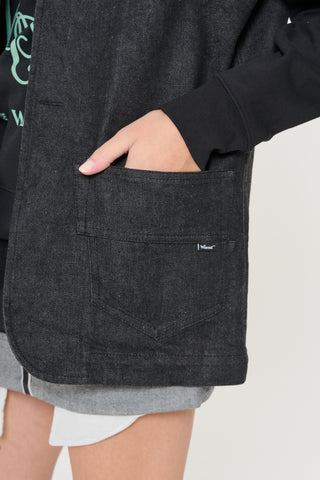 Gilet Denim Black