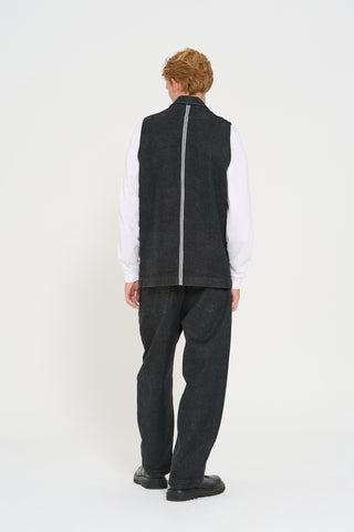 Gilet Denim Black