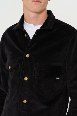 Giacca workwear black velvet