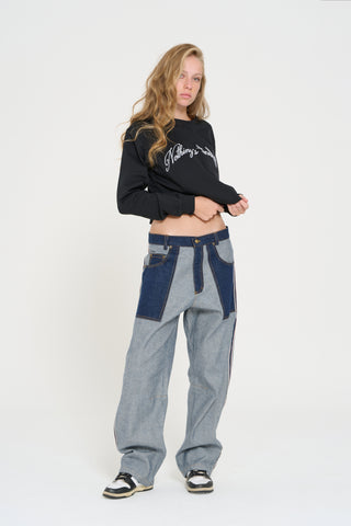 Jeans Inside Out blu