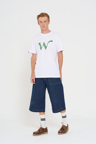 T-shirt  "W" logo    bianco