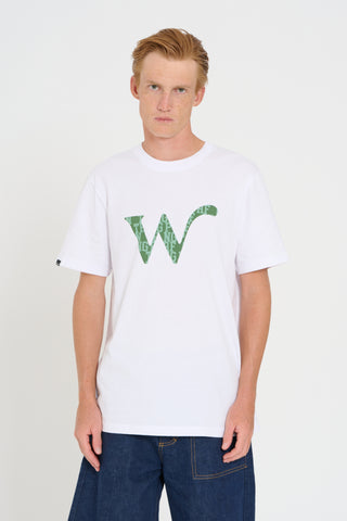 T-shirt  "W" logo    bianco