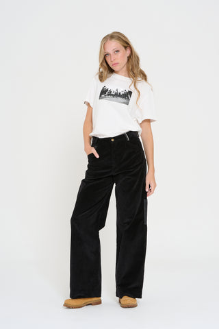 Pantalone carpenter black velvet