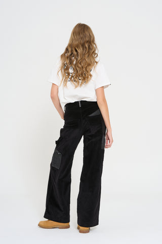 Pantalone carpenter black velvet