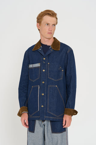 Giacca stile workwear  denim