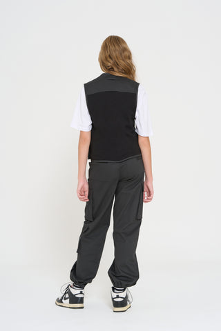 Gilet cargo   piombo