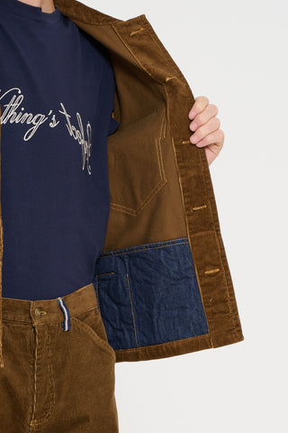 T-shirt  ricamo  "Nothing's Perfect"     Blu